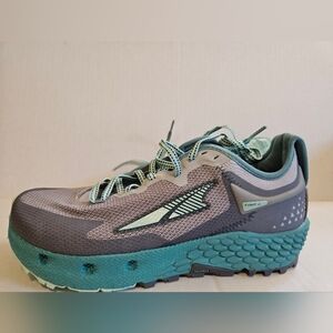 ALTRA Women's Timp 4 Trail Running/Hiking Shoes Gray/Teal Size 8